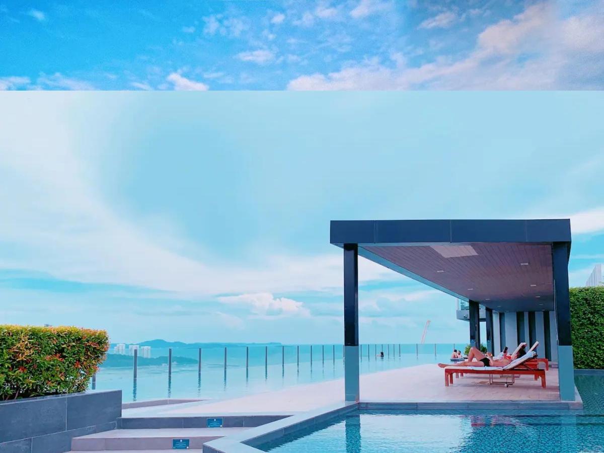 Central Pattaya - Sea View Large Balcony Condo With Infinity Pool Luaran gambar